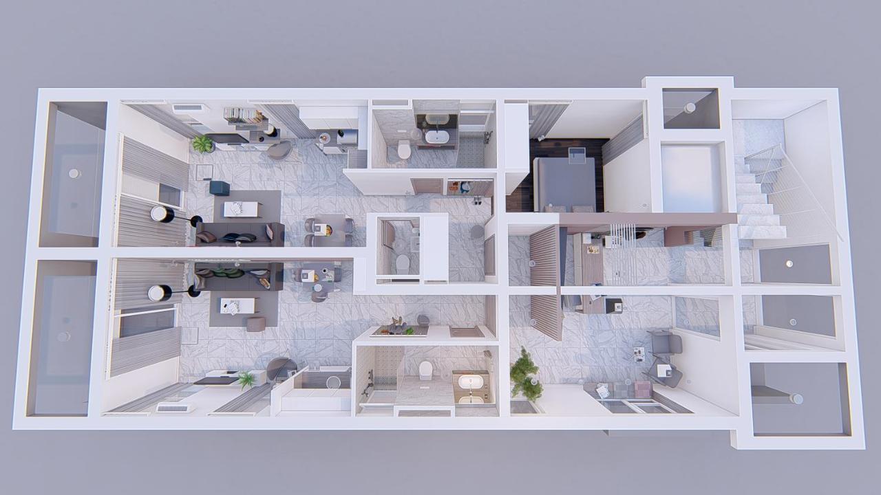 Apartments Adriatic ポドストラナ エクステリア 写真